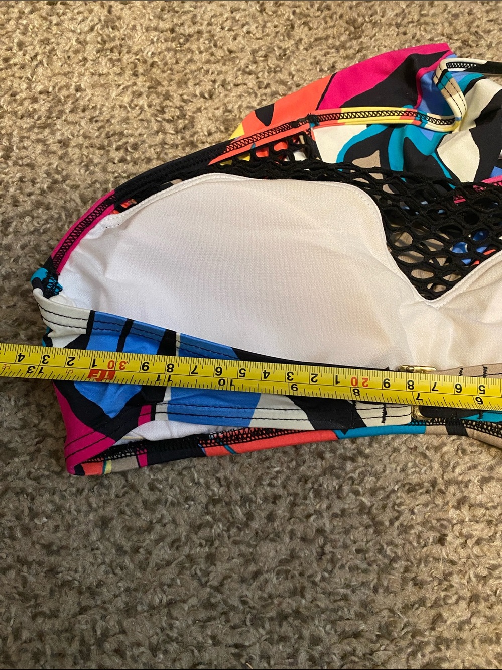 Apt 9 Bardados Mesh Colorful Abstract Two-Piece Bikini Set - Picture 8 of 12